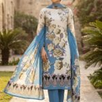 Zamzam Digital Print Cotton Three Piece - 003