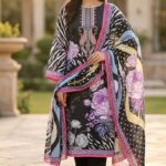 Zamzam Digital Print Cotton Three Piece - 008