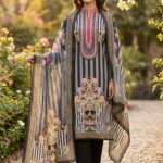 Zamzam Digital Print Cotton Three Piece - 0093