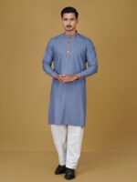 Premium Cotton Panjabi for Men - 002 - Image 3
