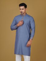 Premium Cotton Panjabi for Men - 002 - Image 2