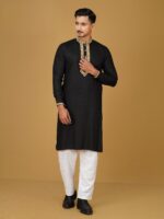 Premium Cotton Panjabi for Men - 007 - Image 3