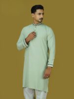 Premium Cotton Panjabi for Men - 003 - Image 2