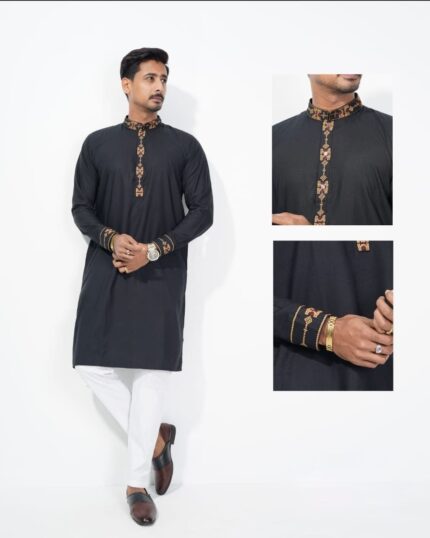 Premium Cotton Panjabi for Men - 0091